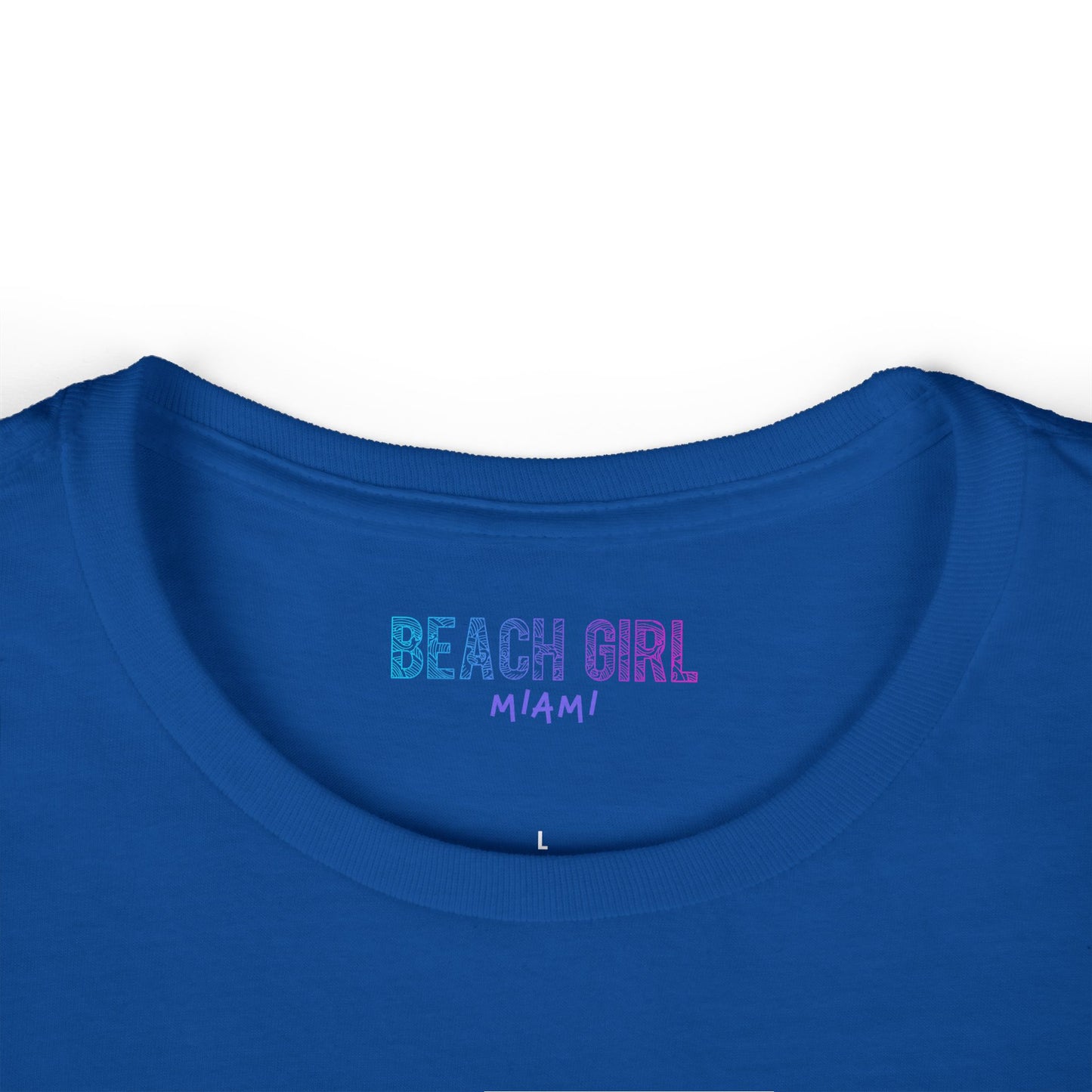 Beach Girl Miami's Palm Women's Softstyle Tee