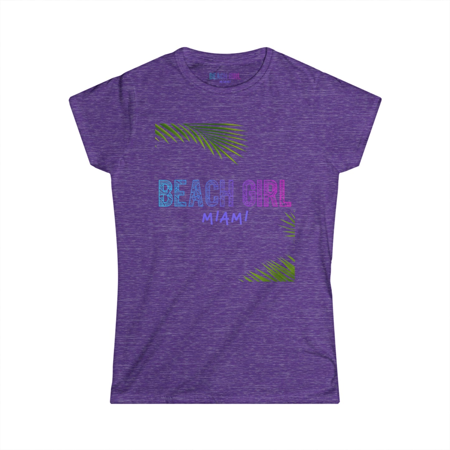 Beach Girl Miami's Palm Women's Softstyle Tee
