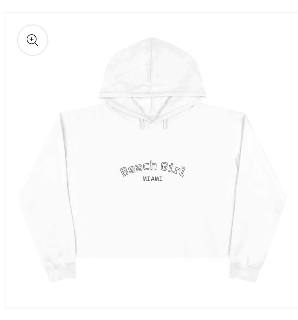 ☀️ Beach Girl Miami’s Sunset Dreamer Hoodie – Beach Babe Edit