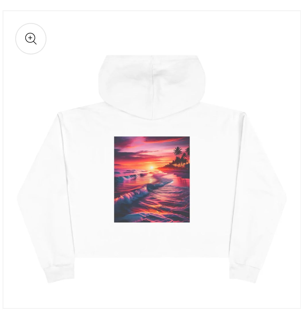 ☀️ Beach Girl Miami’s Sunset Dreamer Hoodie – Beach Babe Edit